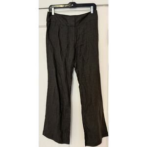 Eileen Fisher Linen Wide Leg Pants Trousers Size 4 (sustainable relaxed fit)